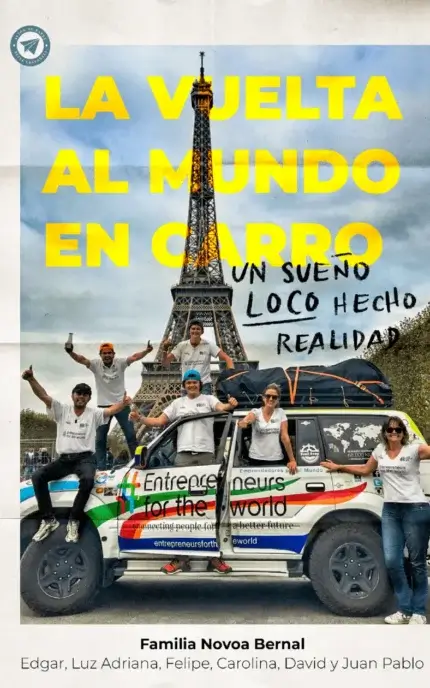 ARS013 libro La vuelta al mundo en carro Entrepreneurs for the world min