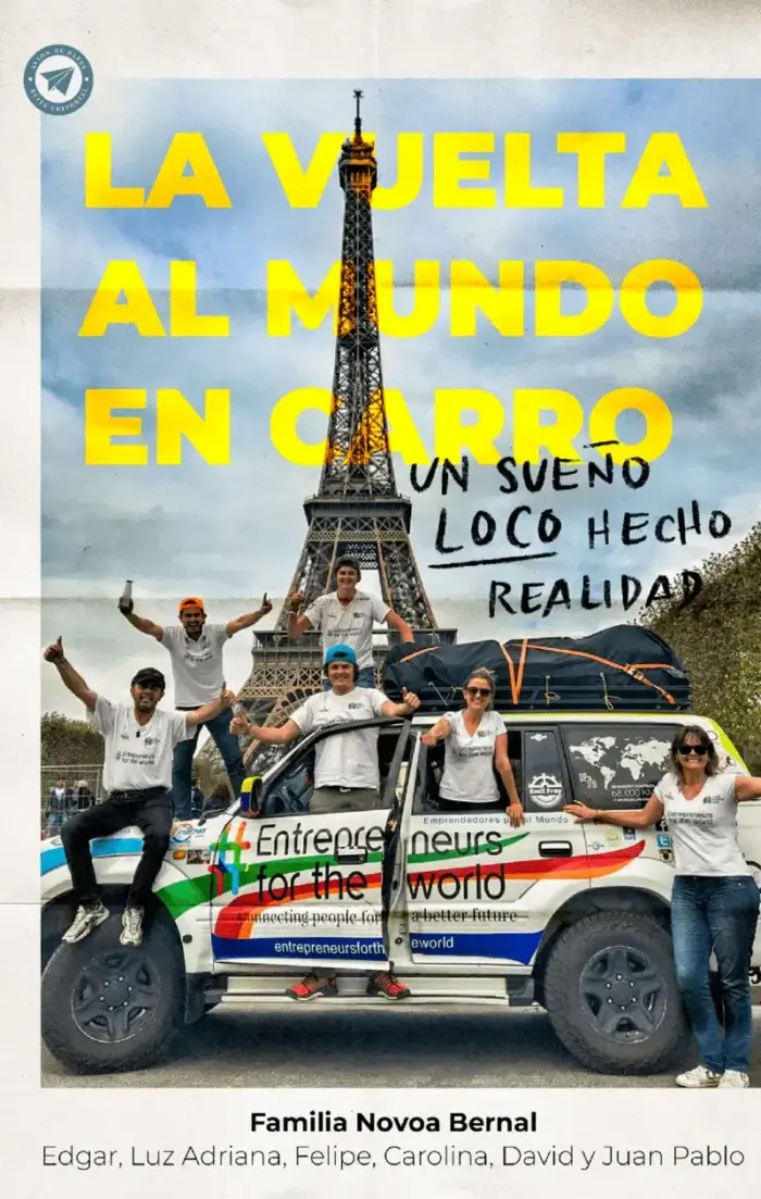 ARS013 libro La vuelta al mundo en carro Entrepreneurs for the world min